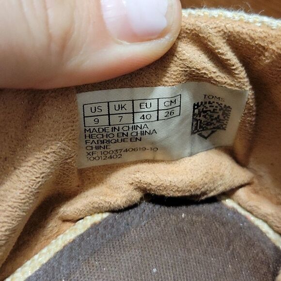 Toms Jutty D'Orsay flats size 9 - Picture 8 of 11